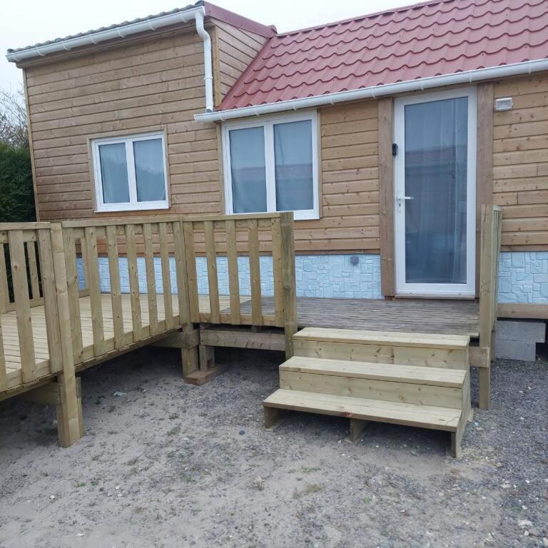 Berck-Plage - 2 Hebergements Insolites Tiny House De 2 A 8 Personnes ภายนอก รูปภาพ